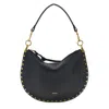 Isabel Marant Oskan Soft Zip Handbag In Black