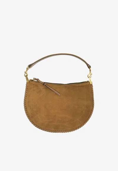 Isabel Marant Oskan Soft Zip Shoulder Bag In Brown