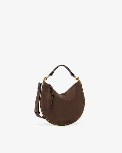 Isabel Marant Oskan Soft Zip Shoulder Strap In Brown