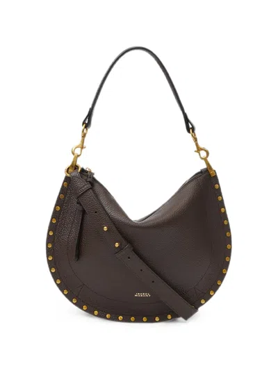Isabel Marant Oskan Soft Zip Shoulder-strap Bag In Brown