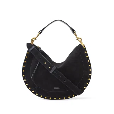 Isabel Marant Oskan Soft Zip-fastening Crossbody Bag In Black