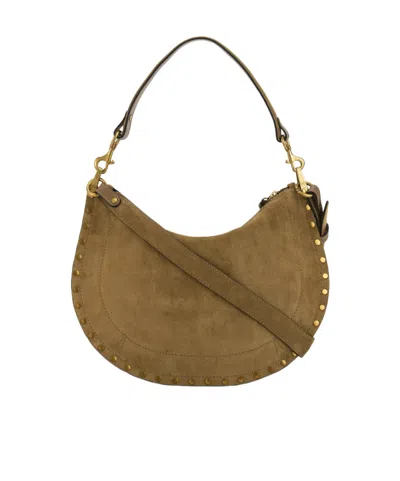 Isabel Marant Oskan Soft Zipped Bag In Brown