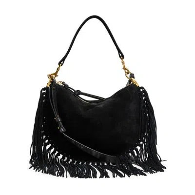 Isabel Marant Oskan Soft Shoulder Bag In Metallic