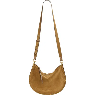 Isabel Marant Oskan Soft Zipped Shoulder Bag In Brown