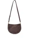 Isabel Marant Oskan Soft Zip Bag In Suede Brown In Brown