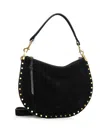 Isabel Marant Oskan Suede Hobo Bag In Black