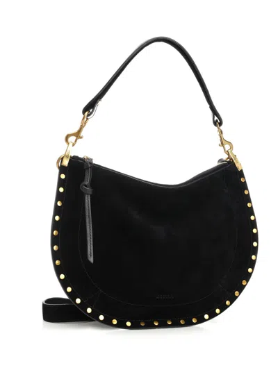 Isabel Marant Oskan Suede Hobo Bag In Black