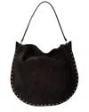 Isabel Marant Oskan Suede Hobo Bag In Black