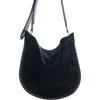 Isabel Marant Oskan Hobo Soft Suede Tote Bag In Black