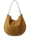 Isabel Marant Oskan Suede Hobo Bag In Brown