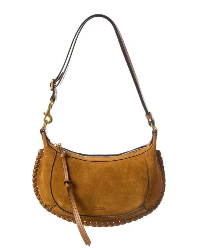 Isabel Marant Oskan Suede Hobo Bag In Brown