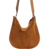 Isabel Marant Oskan Braided Suede Shoulder Bag In Cognac