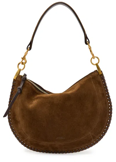 Isabel Marant Oskan Suede Shoulder Bag In Brown
