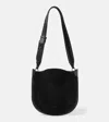 Isabel Marant Oskan Hobo Soft Suede Tote Bag In Black