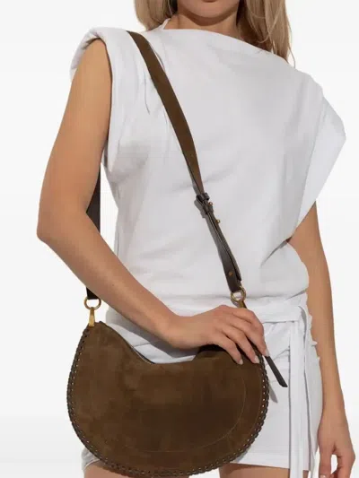 ISABEL MARANT OSKAN SUEDE SHOULDER BAG