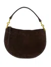 Isabel Marant Oskan Suede Shoulder Bag In Brown