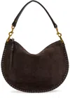 Isabel Marant Oskan Suede Shoulder Bag In Brown