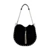 Isabel Marant Oskan Tassel Ga Shoulder Bag In Black