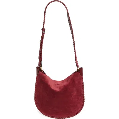 ISABEL MARANT ISABEL MARANT OSKAN XO CAPSULE SUEDE SHOULDER BAG