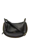 Isabel Marant Marant Oskan Moon Shoulder Bag With Studs In Black