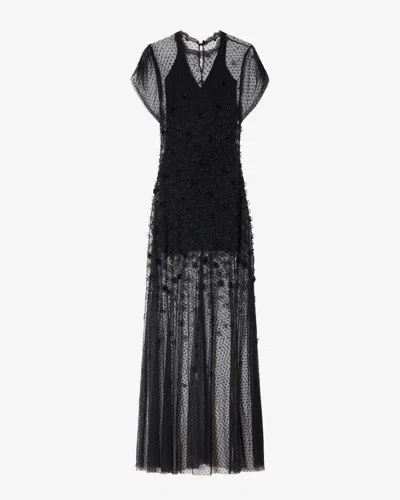 Isabel Marant Otalia Lace Dress In Multi