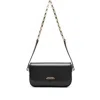 Isabel Marant Lizza Leather Shoulder Bag In Black