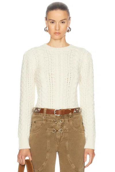 Isabel Marant Otilia Sweater In Ecru