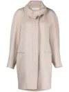 Isabel Marant Fares Wool-blend Coat In Neutrals