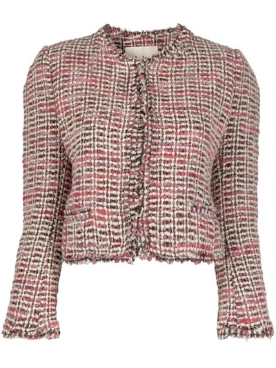 Isabel Marant Outerwear In Pink/black