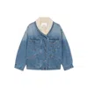 Isabel Marant Pimia Denim Jacket In Blue
