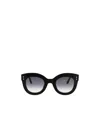Isabel Marant Oval Frame Sunglasses In Black