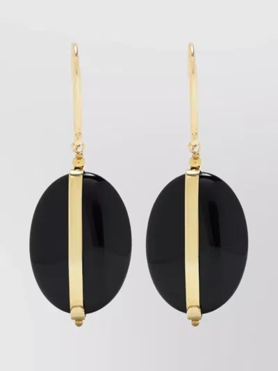 Isabel Marant Oval Shape Gold-tone Earrings