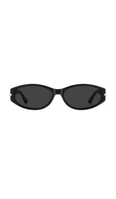Isabel Marant Oval Sunglasses In Black