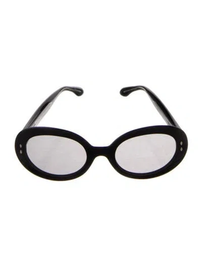 Pre-owned Isabel Marant Oversize Clear Sunglasses In Black