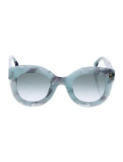 Pre-owned Isabel Marant Oversize Gradient Sunglasses In Blue