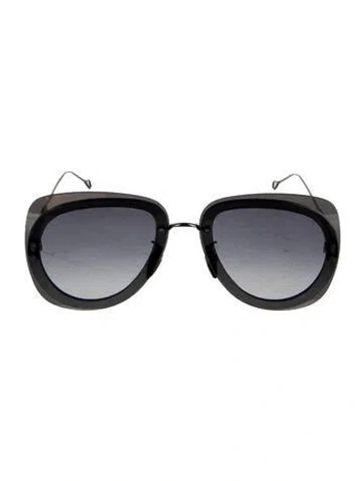 Pre-owned Isabel Marant Oversize Gradient Sunglasses In Grey