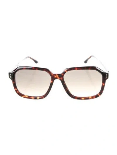 Pre-owned Isabel Marant Oversize Gradient Sunglasses In Multi