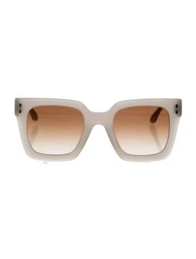 Pre-owned Isabel Marant Oversize Gradient Sunglasses In Neutral