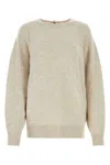 Isabel Marant Sand Wool Blend Oversize Lison Sweater In Sand