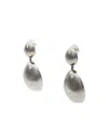 Isabel Marant Oversize Pendant Earrings In Gray