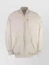 Isabel Marant Oversize Ribbed Bomber Jacket With Chest And Side Pockets