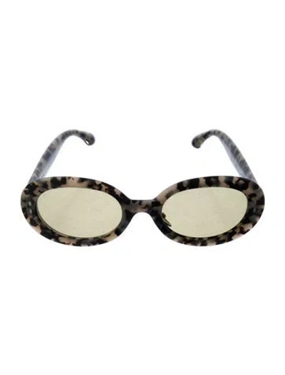 Pre-owned Isabel Marant Oversize Tinted Sunglasses In Neutral
