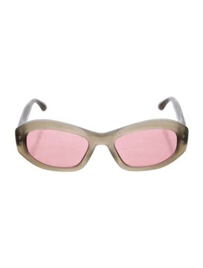 Pre-owned Isabel Marant Oversize Tinted Sunglasses In Red