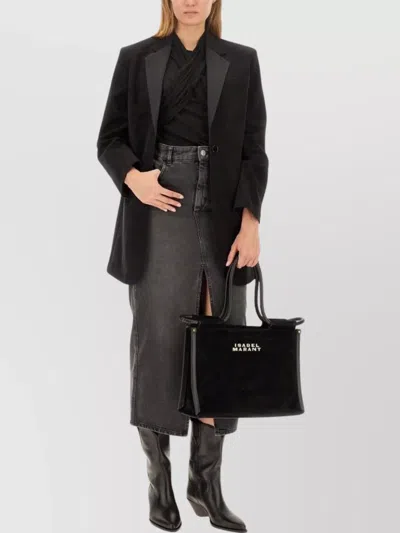 Isabel Marant Oversize Tuxedo Jacket Featuring Flap Pockets