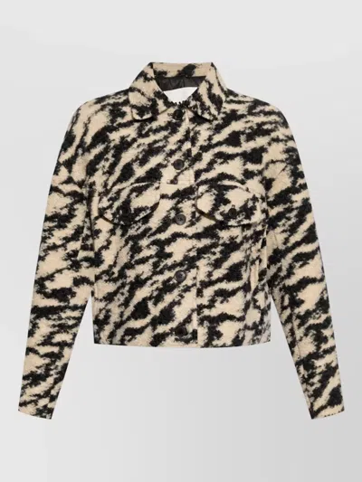 Isabel Marant Oversized Coat In Multi