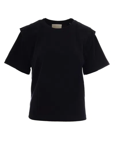 Isabel Marant Oversized Cotton T-shirt In Black