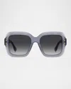 Isabel Marant Oversized Square Acetate Sunglasses In Grey