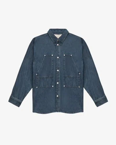Isabel Marant Owenn Shirt In Blue