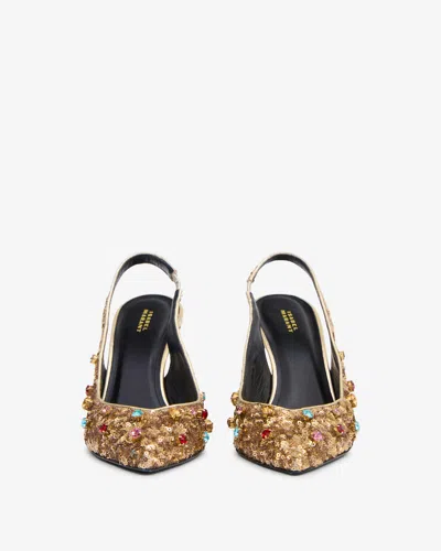 Isabel Marant Pafya Sequin Pumps In Brown