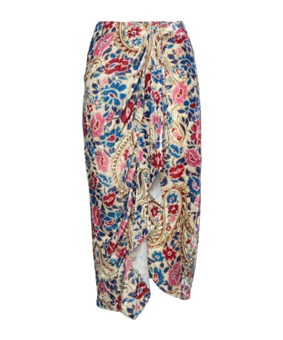 Isabel Marant Paisley Pattern Skirt In Multi